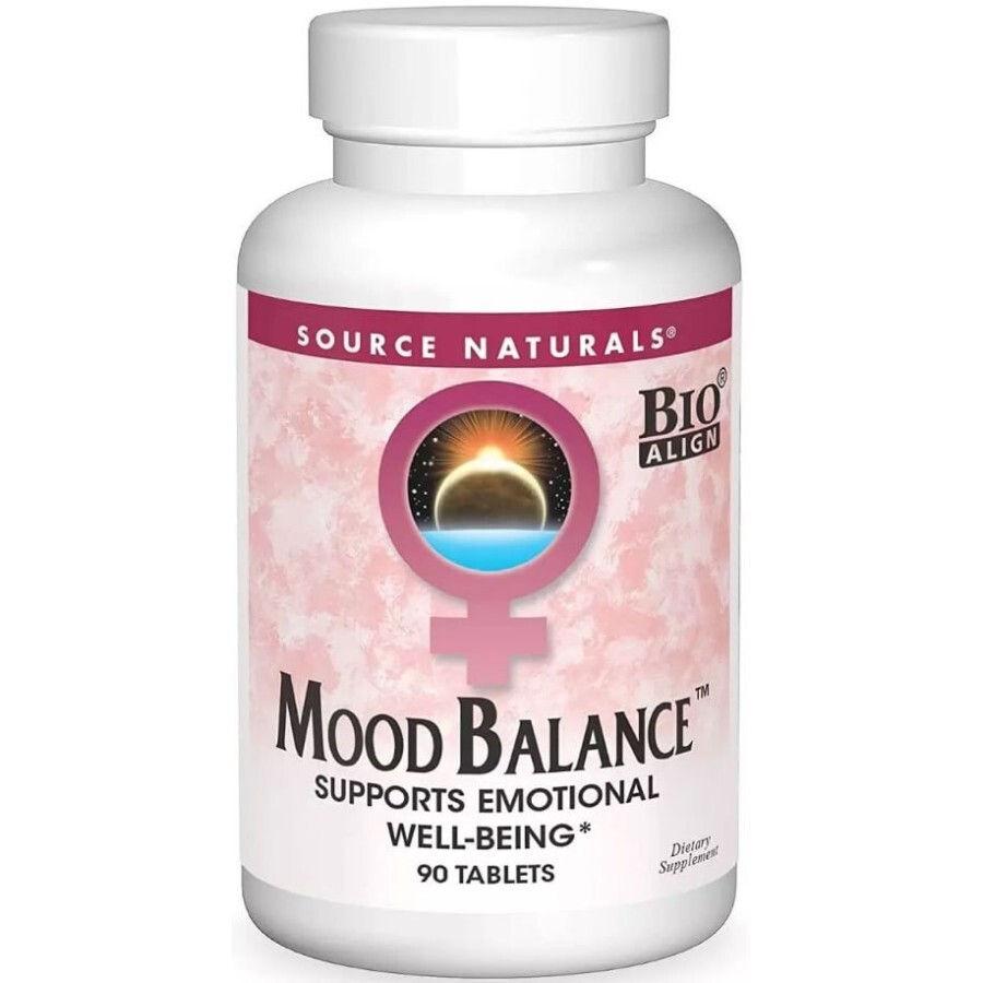 Баланс настрою, Eternal Woman Mood Balance, Source Naturals, 90 таблеток: ціни та характеристики