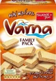 Мини-вафли Varna Family с арахисовым кремом и вкусом апельсина, 260 г