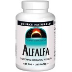 Люцерна, 648 мг, Alfalfa, Source Naturals, 250 таблеток: ціни та характеристики
