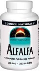 Люцерна, 648 мг, Alfalfa, Source Naturals, 250 таблеток