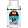 Триметилгліцин, ТМГ, TMG, 750 мг, Source Naturals, 60 таблеток