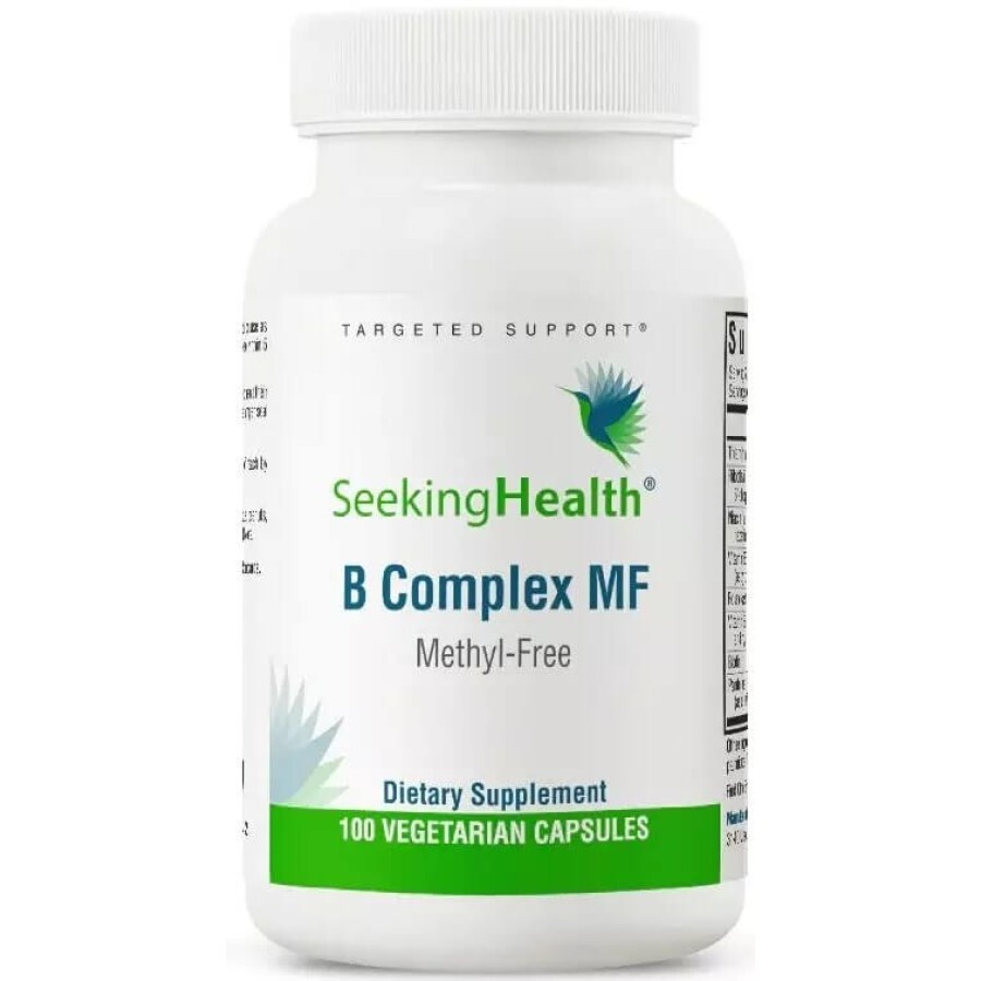 B-Комплекс без метилу, B Complex MF, Seeking Health, 100 капсул: ціни та характеристики