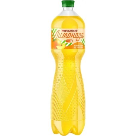 Вода Моршинська Лимонада со вкусом Апельсин-Персик 1.5 л