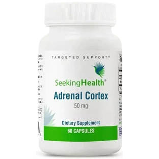 Поддержка надпочечников, Adrenal Cortex, Seeking Health, 60 капсул