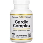 Кардіо-комплекс, Cardio Complex, California Gold Nutrition, 180 вегетаріанських капсул: ціни та характеристики