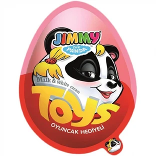 Яйце Jimmy із сюрпризом рожеве 25 г