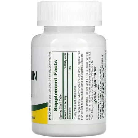 Мелатонин Быстродействующий, 1 мг, Fast Acting Melatonin, Natures Plus, 90 таблеток: цены и характеристики