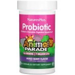Пробиотик для Детей, 7 млрд КОЕ, вкус ягод, Animal Parade, Natures Plus, 30 жевательных таблеток: цены и характеристики