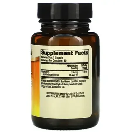 Вітамін D3 ліпосомальний, 1000 МО, Liposomal Vitamin D3, Dr. Mercola, 30 капсул: ціни та характеристики
