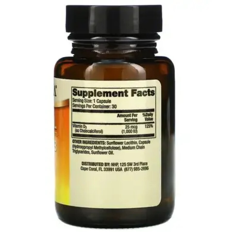 Вітамін D3 ліпосомальний, 1000 МО, Liposomal Vitamin D3, Dr. Mercola, 30 капсул: ціни та характеристики