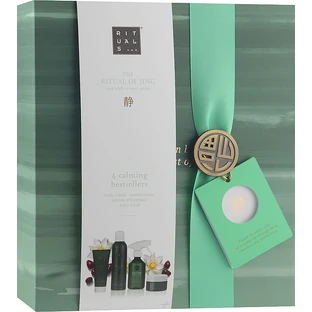 Набір Rituals The Ritual Of Jing 4 Calming Bestsellers (sh/foam/200ml + b/scrub/125ml + b/cr/100ml + home/parfum/250ml) з ЄС