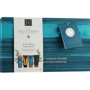 Набор Rituals The Ritual of Hammam (foam/gel/50ml + shampoo/70ml + soap/70ml + b/mud/70ml)