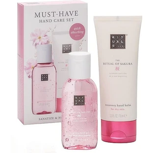 Набір Rituals The Ritual Of Sakura Must-Have Hand Care Set (h/gel/50ml + h/balm/70ml) з ЄС