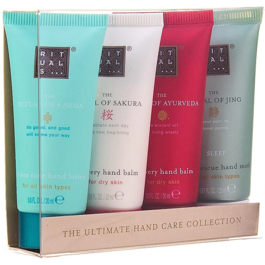 Набір Rituals The Ultimate Hand Care Collection (h/balm/2x20ml + h/lot/30ml + h/mask/20ml): ціни та характеристики