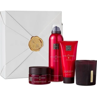 Набір Rituals The Ritual of Ayurveda Medium Gift Set 2022 (sh/gel/200ml + b/scrub/125g + b/cr/70ml + candle/140g)