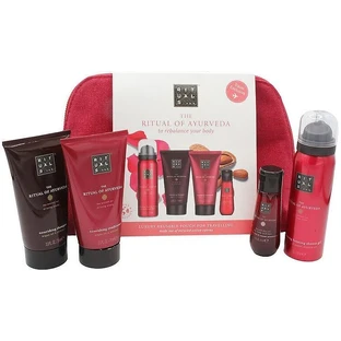 Набір Rituals The Ritual of Ayurveda Hair & Body Gift Set (shmp/70ml + cond/70ml + sh/gel/50ml + b/oil/30ml + bag) з ЄС