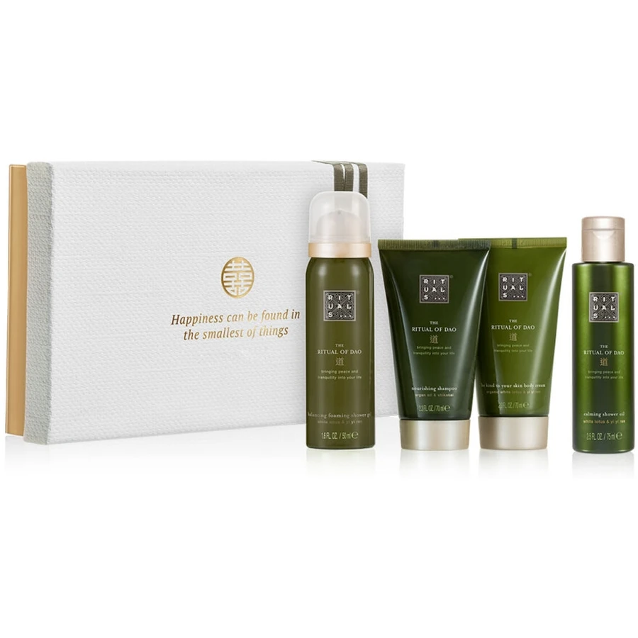 Набор Rituals The Ritual of Dao Calming Treat (sh/gel/50ml + shmp/70ml + b/cr/70ml + sh/oil75ml): цены и характеристики