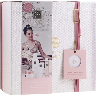Набор Rituals The Ritual Of Sakura (sg/gel/200ml + b/cr/70ml + mist/50ml + scrub/125g)
