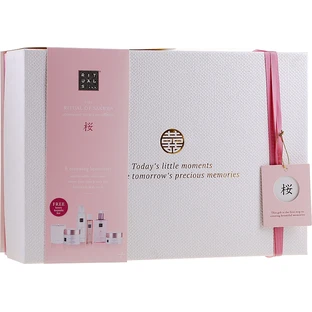 Набор Rituals The Ritual of Sakura Ceremony XL (b/scrub/250ml + s/gel/200ml + b/cr/200ml + soap/300ml + b/mist/50ml + candle/290g)