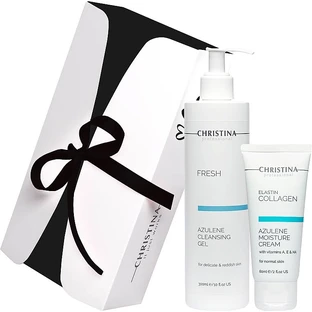 Набір Christina Очищення й зволоження для чутливої шкіри (gel/300ml + cr/60ml)