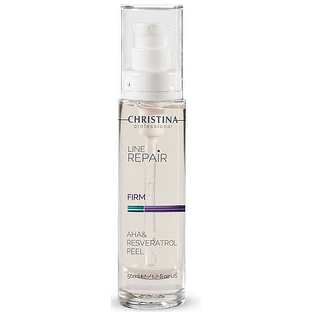 Пилинг для лица Christina Line Repair Firm AHA & Resveratrol Peel с AHA-кислотами и ресвератролом, 50 мл