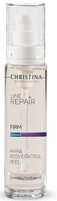 Пилинг для лица Christina Line Repair Firm AHA &amp; Resveratrol Peel с AHA-кислотами и ресвератролом, 50 мл