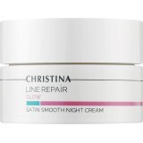 Крем для лица Christina Line Repair Glow Satin Smooth Night Cream Гладкость сатина, ночной, 50 мл