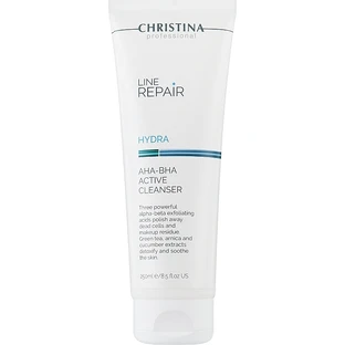 Очиститель для лица с кислотами AHA-BHA Christina Line Repair Hydra AHA-BHA Active Cleanser, 250 мл