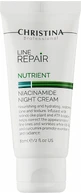 Крем для обличчя Christina Line Repair Nutrient Niacinamide Night Cream, нічний, з ніацинамідом, 60 мл