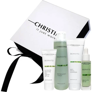 Подарунковий набір Christina Bio Phyto (ton/300ml + f/gel/250ml + f/ser/30ml + f/cr/75ml)