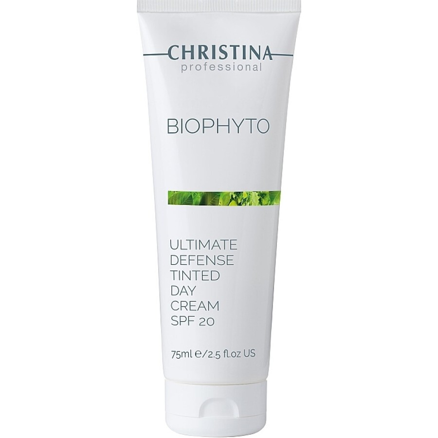 Дневной крем \"Абсолютная защита\", с тоном Christina Bio Phyto Ultimate Defense Tinted Day Cream SPF 20: цены и характеристики