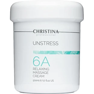 Розслаблюючий масажний крем (шаг 6a) Christina Unstress Relaxing Massage Cream 500ml