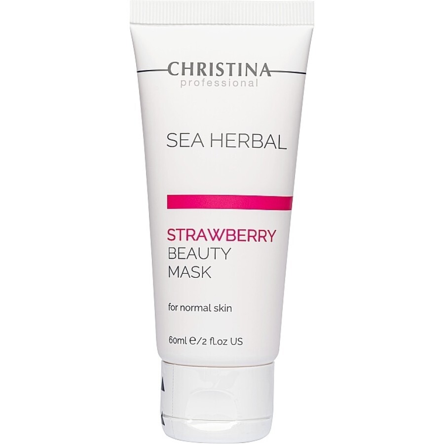Клубничная маска красоты для нормальной кожи Christina Sea Herbal Beauty Mask Strawberry 60ml: цены и характеристики