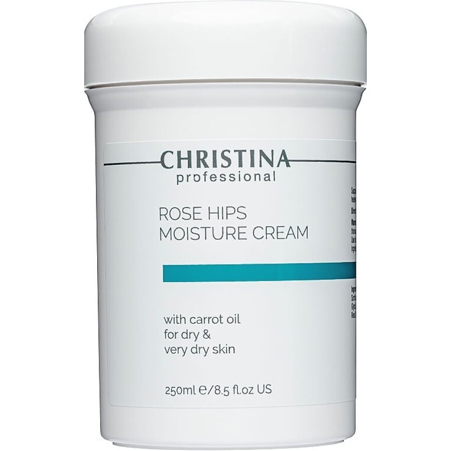 Увлажняющий крем с маслом шиповника и морковным маслом для сухой кожи Christina Rose Hips Moisture Cream with Carrot Oil 250ml: цены и характеристики