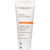 Зволожуючий крем з морквяним маслом, колагеном і еластином для сухої шкіри Christina Elastin Collagen Carrot Oil Moisture Cream