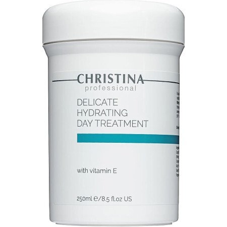 Деликатный увлажняющий дневной лечебный крем с витамином Е для нормальной и сухой кожи Christina Delicate Hydrating Day Treatment 250ml