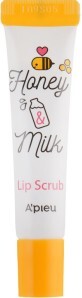 Молочно-медовый скраб для губ A&#39;pieu Honey &amp; Milk Lip Scrub 8ml