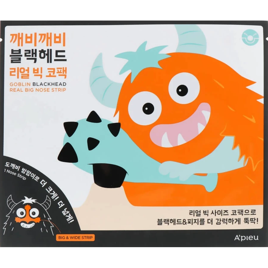 Патч від чорних цяток A'pieu Goblin Blackhead Real Big Nose Strip: ціни та характеристики