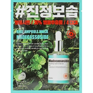 Ампульная тканевая маска для лица A'pieu Madecassoside Real Ampoule Mask 24g