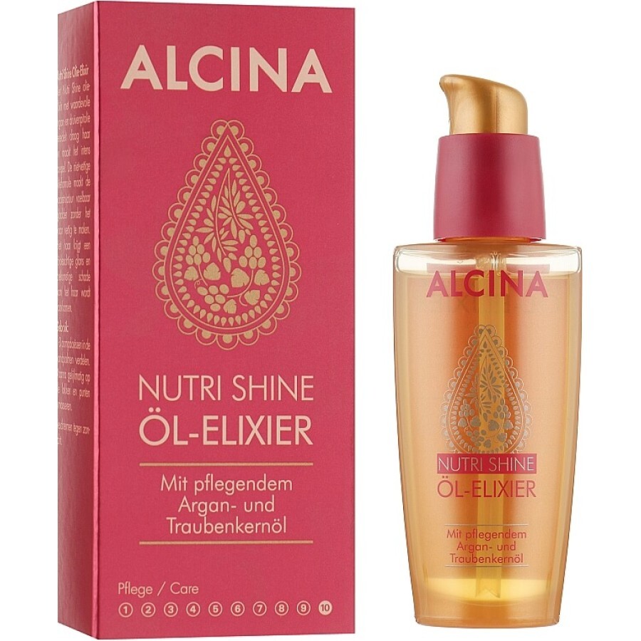 Питательное масло-эликсир для волос Alcina Nutri Shine Oil Elixir: цены и характеристики