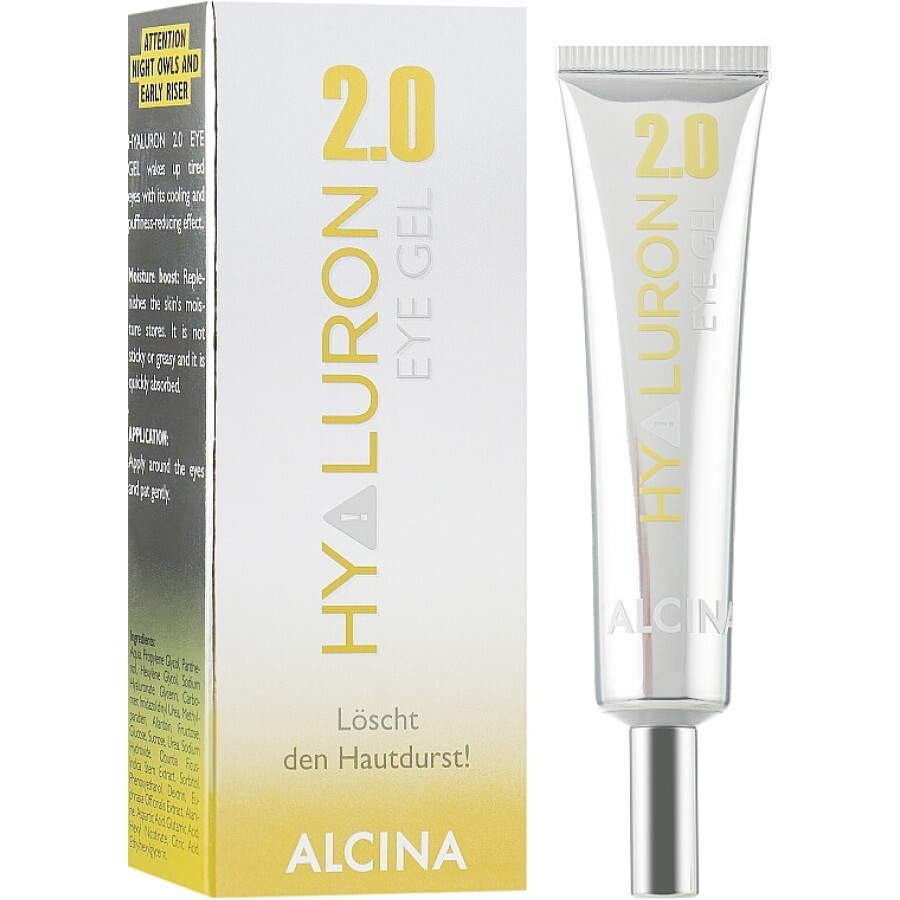 Гель увлажняющий для кожи вокруг глаз Alcina Hyaluron 2.0 Augen-Gel 15ml: цены и характеристики