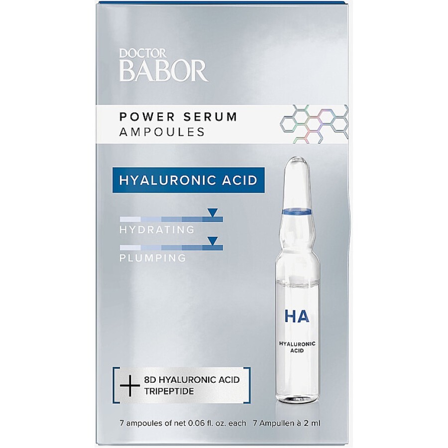 Ампули з гіалуроновою кислотою Doctor Babor Power Serum Ampoules Hyaluronic Acid 7x2ml: ціни та характеристики