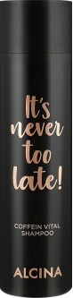 Кофеїновий вітамінізований шампунь Alcina It&#39;s Never Too Late Coffein Vital Shampoo 250ml