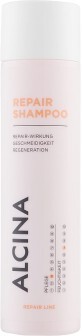 Восстанавливающий шампунь для поврежденных и сухих волос Alcina Repair Shampoo 250ml