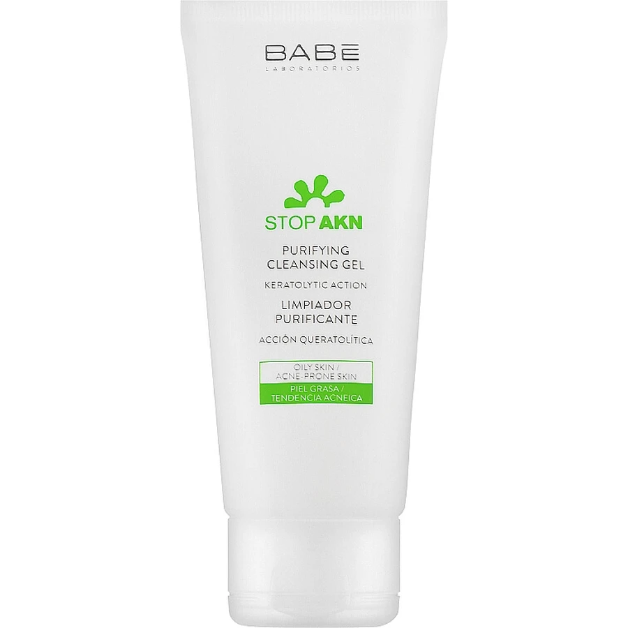BABE TRAVEL SIZE STOP AKN очищуючий гель для жирної та проблемної шкіри 100мл: ціни та характеристики