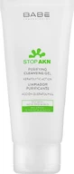 BABE TRAVEL SIZE STOP AKN очищуючий гель для жирної та проблемної шкіри 100мл