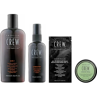 Набор American Crew Men's Most Wanted (shm/250ml + cr/50g + spray/100ml + balm/7.4ml) из ЕС