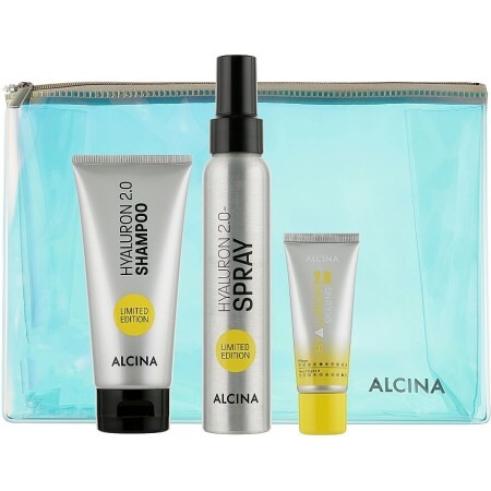 Набір для волосся Alcina Hyaluron Set Limited Edition (shm/100ml + cond/20ml + h/spr/100ml + bag) з ЄС