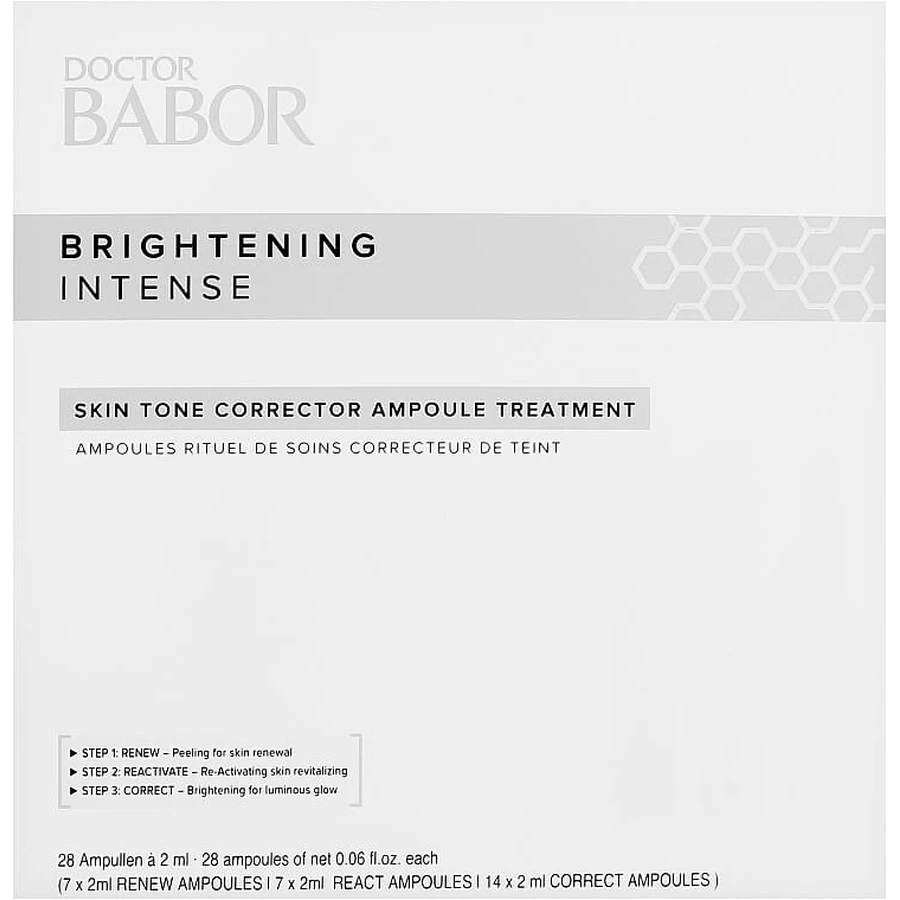 Ампулы для коррекции тона кожи лица Doctor Babor Brightening Intense Skin Tone Corrector Ampoule Treatment 28x2ml: цены и характеристики