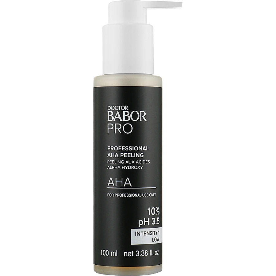 АНА-пилинг с фруктовыми кислотами 10% pH 3.5 Doctor Babor Pro Professional AHA Peeling 10% pH 3.5 Intensity 1 Low 100ml: цены и характеристики